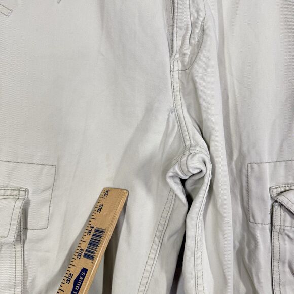 Vintage Y2K Levi's Cargo Pants Men Size 30x32 Beige Baggy Loose Straight Hip Hop - Picture 11 of 16